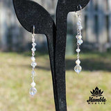 Bridal Silver Sparkle Sterling Earrings