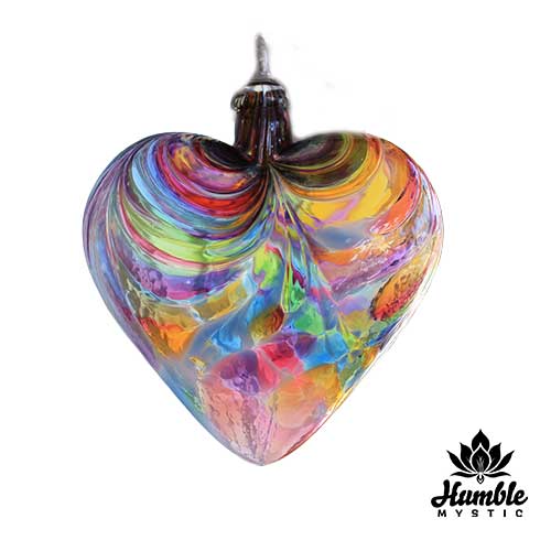 Heart Ornament Rainbow Classic
