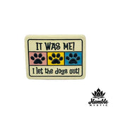 Art Tile Magnet Dogs Out Mini