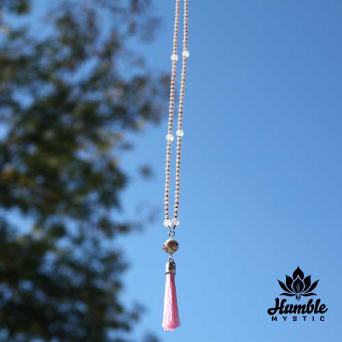 Necklace Mala Rose Quartz Soft Pink