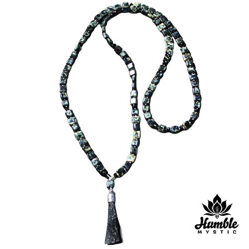 Necklace Mala Black Gold