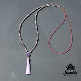 Necklace Mala Rainbow Purple