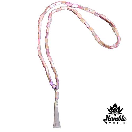 Necklace Mala Lavender Kunzite