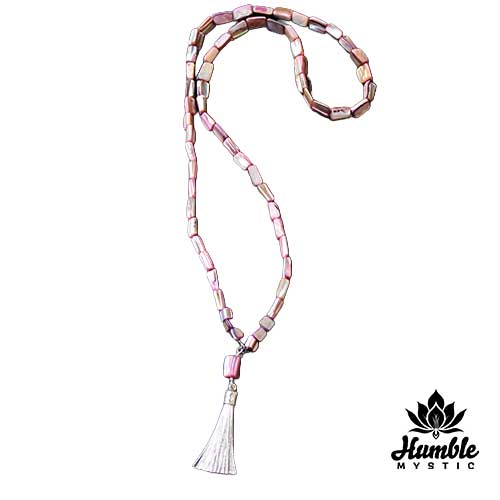 Necklace Mala Lavender Kunzite