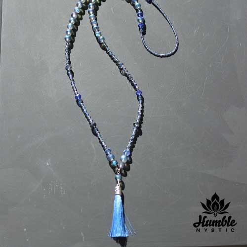 Necklace Mala Caribbean Blue