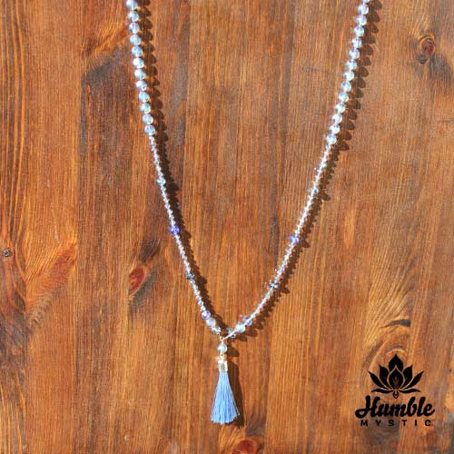 Necklace Mala Caribbean Blue