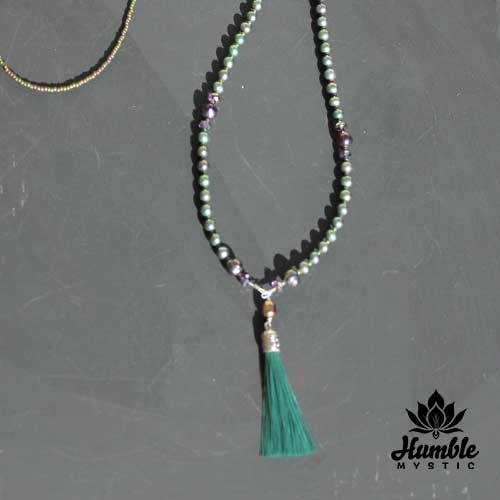 Necklace Mala Fall Forest