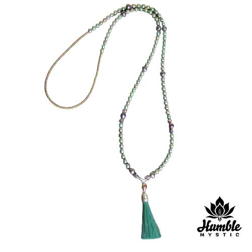 Necklace Mala Fall Forest