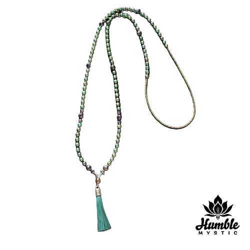 Necklace Mala Fall Forest