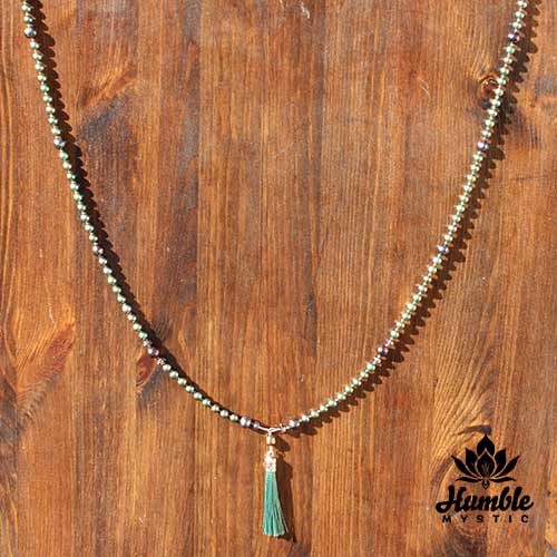 Necklace Mala Fall Forest