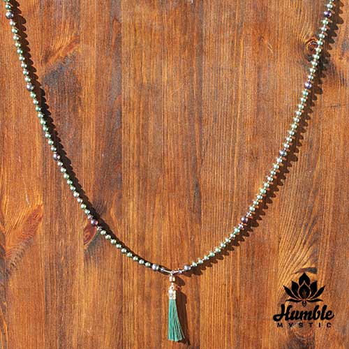 Necklace Mala Fall Forest