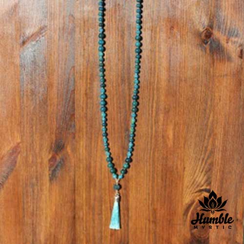 Necklace Mala Apatite