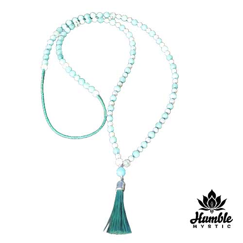 Necklace Mala Aquamarine