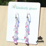 Pink Tourmaline Sterling Earrings