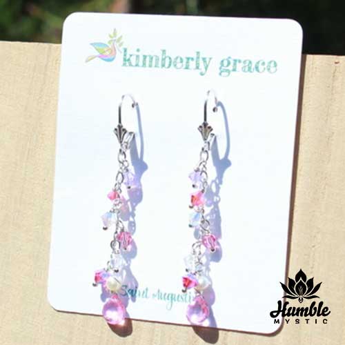 Pink Tourmaline Sterling Earrings
