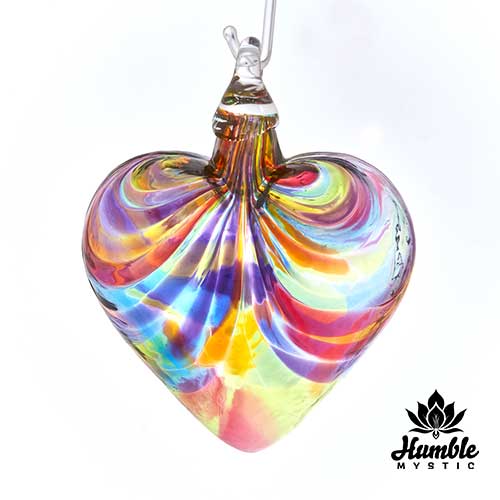 Heart Ornament Rainbow Classic