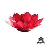 Lotus Candle Holder Red