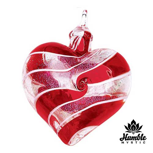 Heart Ornament Red Spin Designer