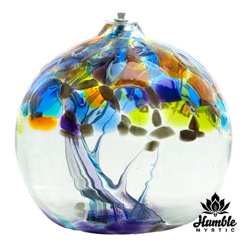 Oil Lamp Wisdom Tree of Enchantment